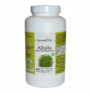 Ayurvedic life alfalfa 500mg tablet
